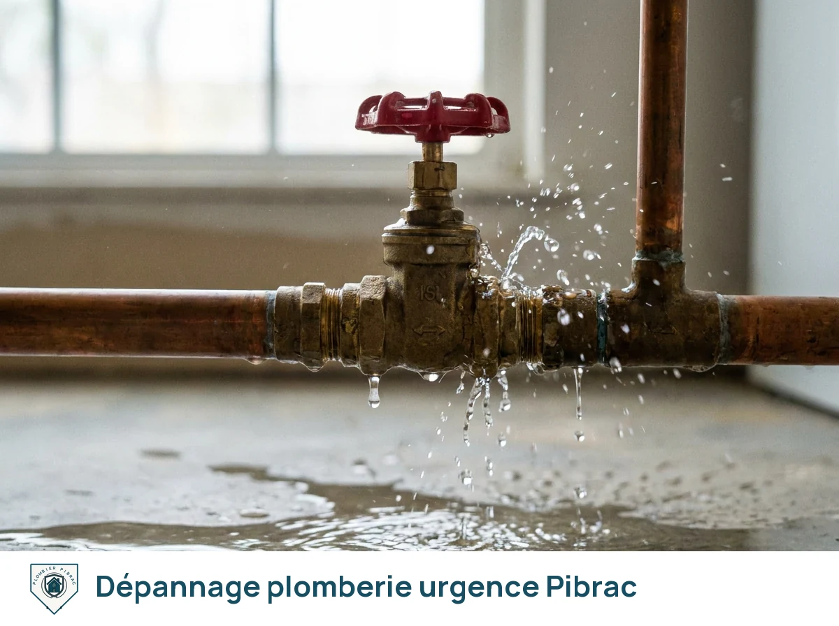 Dépannage plomberie urgence à Pibrac