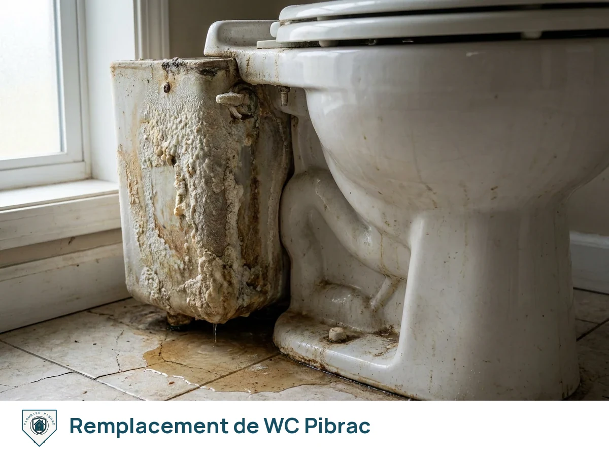 Remplacement de WC à Pibrac