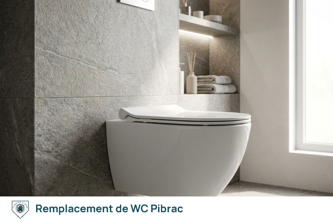 Remplacement de WC à Pibrac