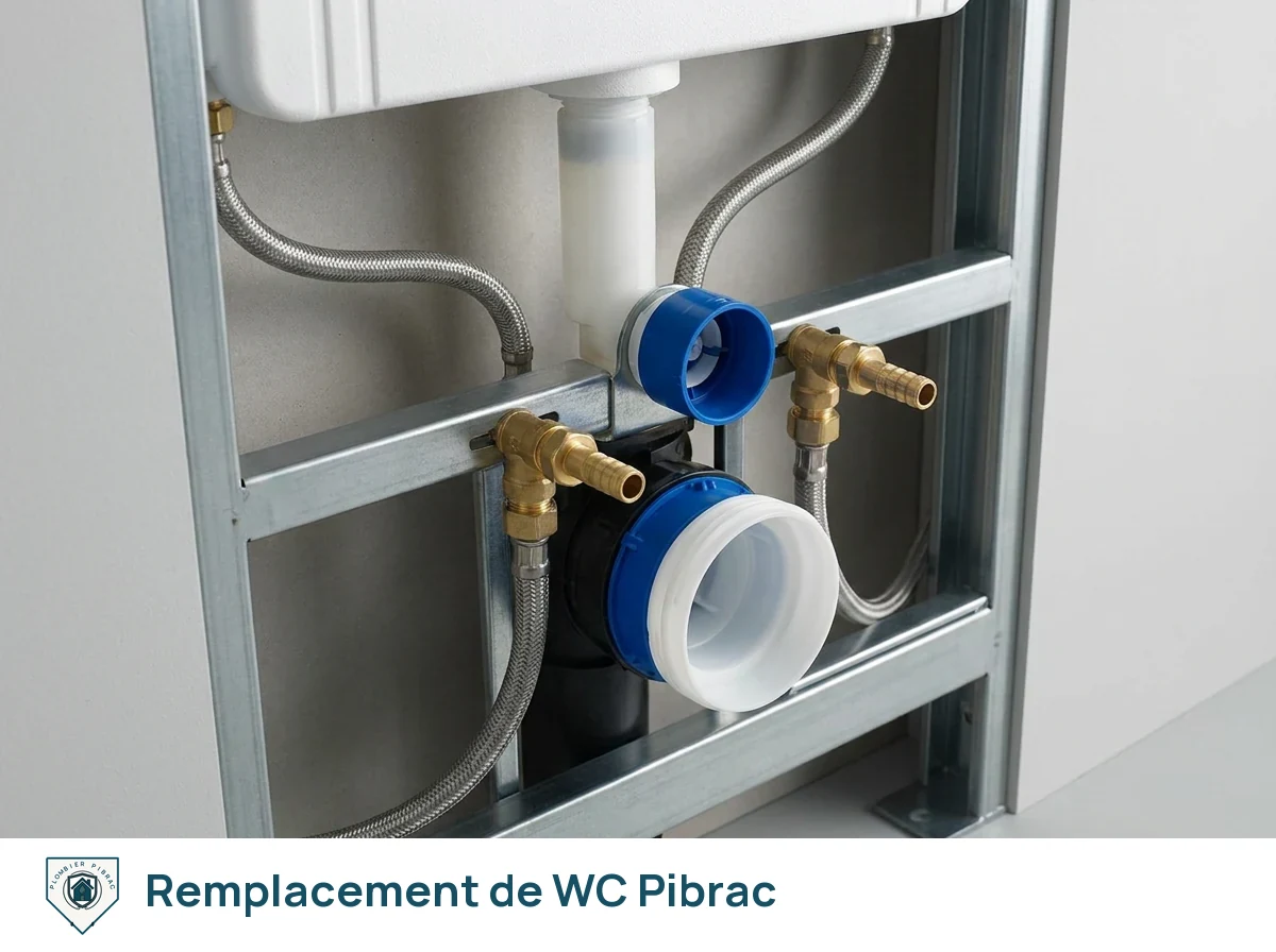 Remplacement de WC à Pibrac